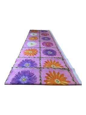 Free Spirit Cotton Fabric By Donna Dewberry "Large Daisies" 3.3 Yards x 44" Wide